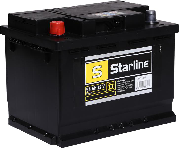 Акція на Автомобильный аккумулятор StarLine 56Ah (+/-) Euro (480EN) (S BA SL 55L) від Rozetka UA