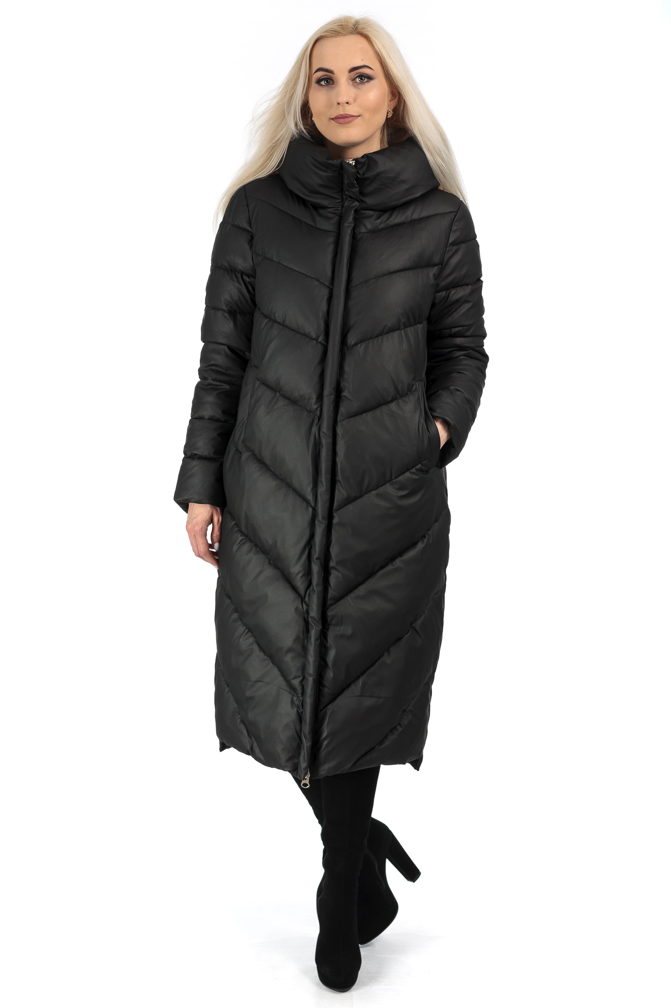 

Пуховик CHANEVIA Чорний 3XL (К467)