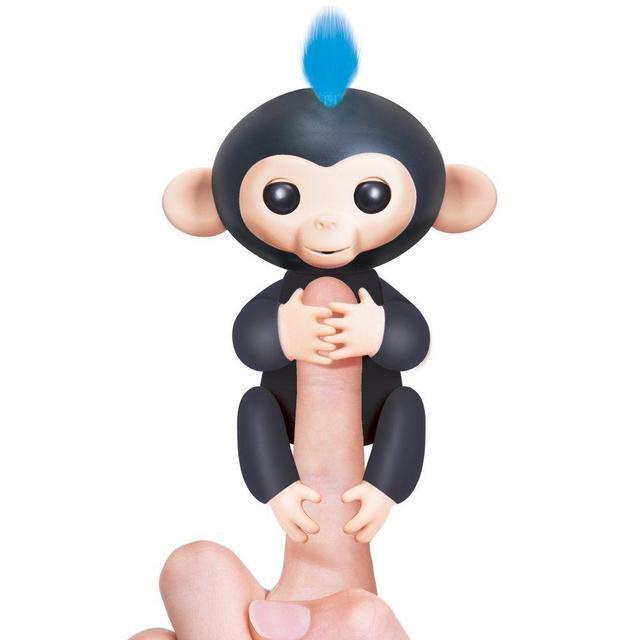 

Интерактивная игрушка обезьянка Fingerlings Baby Monkey - умеет общаться, двигаться и играть Черный (Фин)