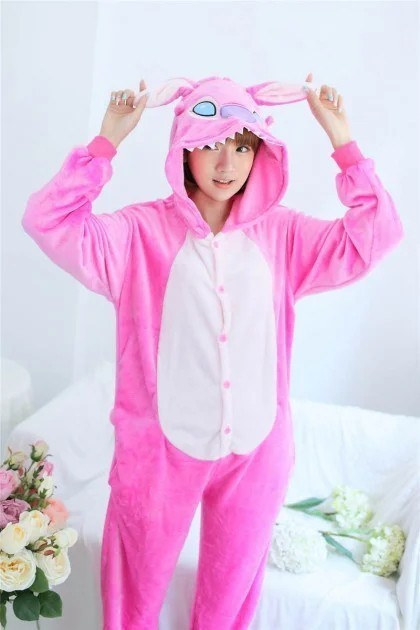 

Пижама Кигуруми Kigurumi Стич розовый S (1140)