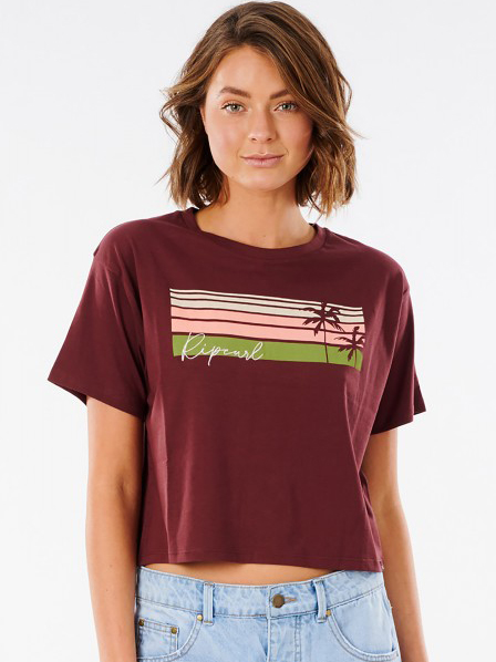 

Футболка Rip Curl Tallows Crop Tee GTEKQ9-4370  Бордовая, Футболка Rip Curl Tallows Crop Tee GTEKQ9-4370 XS Бордовая