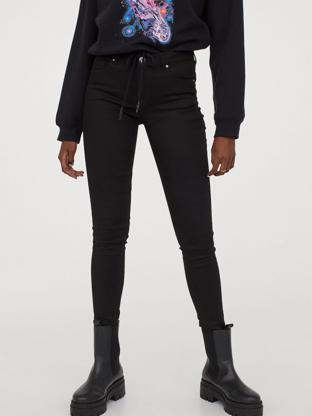 

Брюки H&M 0554450-7 44 Черные