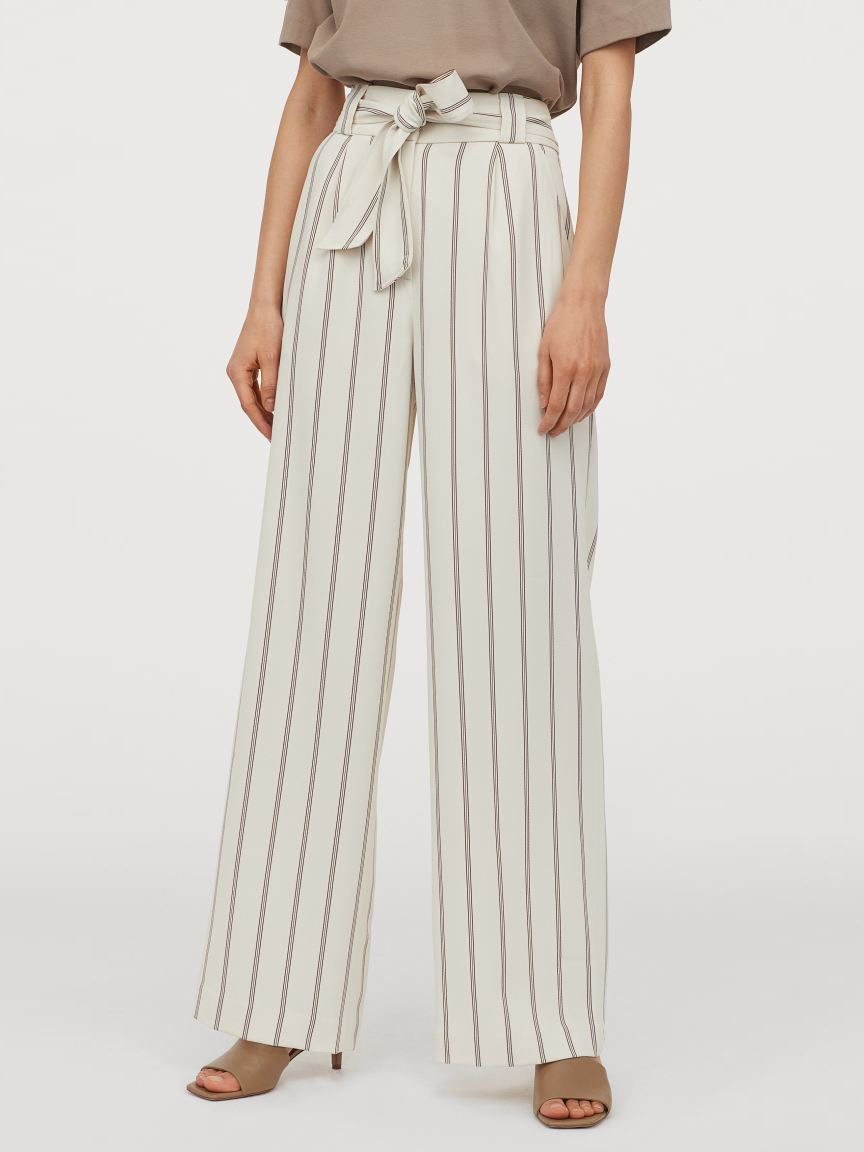 

Брюки H&M 0835658-1  Бежевые, Брюки H&M 0835658-1 38 Бежевые