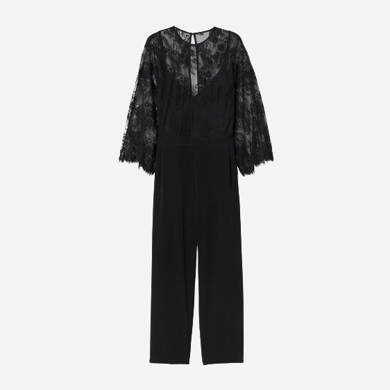 

Комбинезон H&M 0649268-8  Черный, Комбинезон H&M 0649268-8 48 Черный