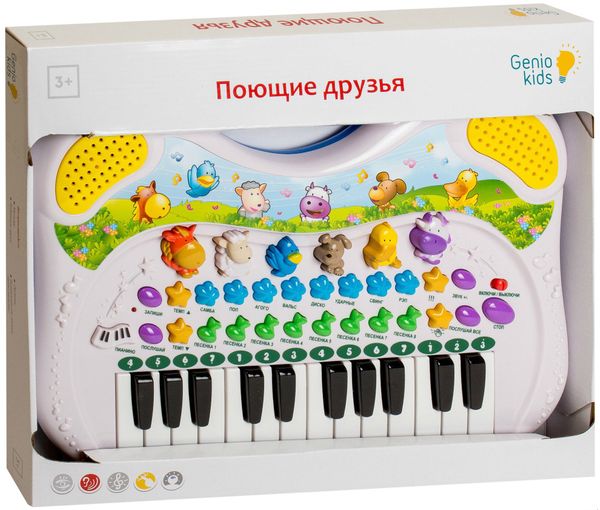 

Детский синтезатор "Поющие друзья" - Genio Kids-Art (PK39FY)