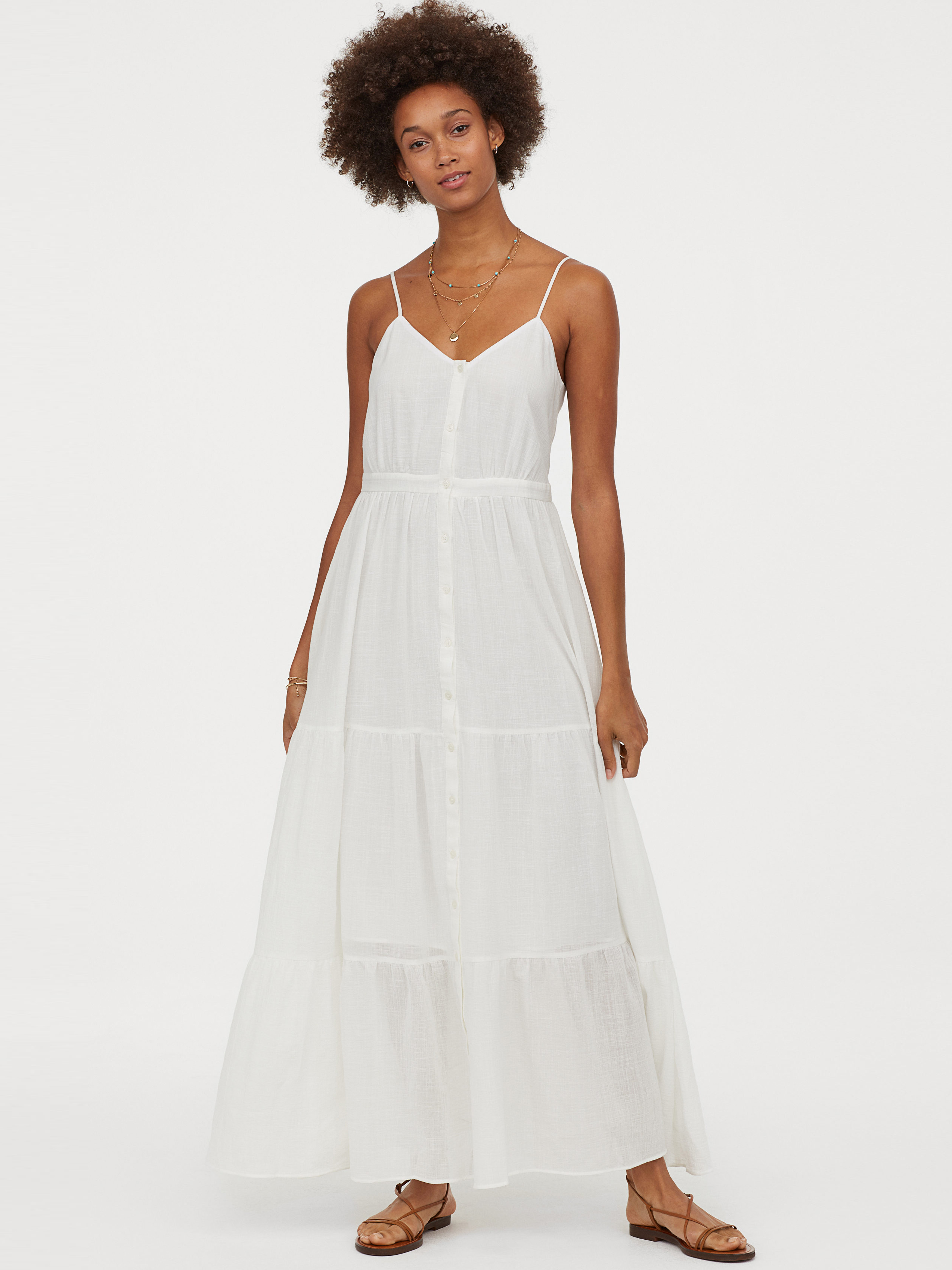 

Сарафан H&M 0786593-0 38 Белый