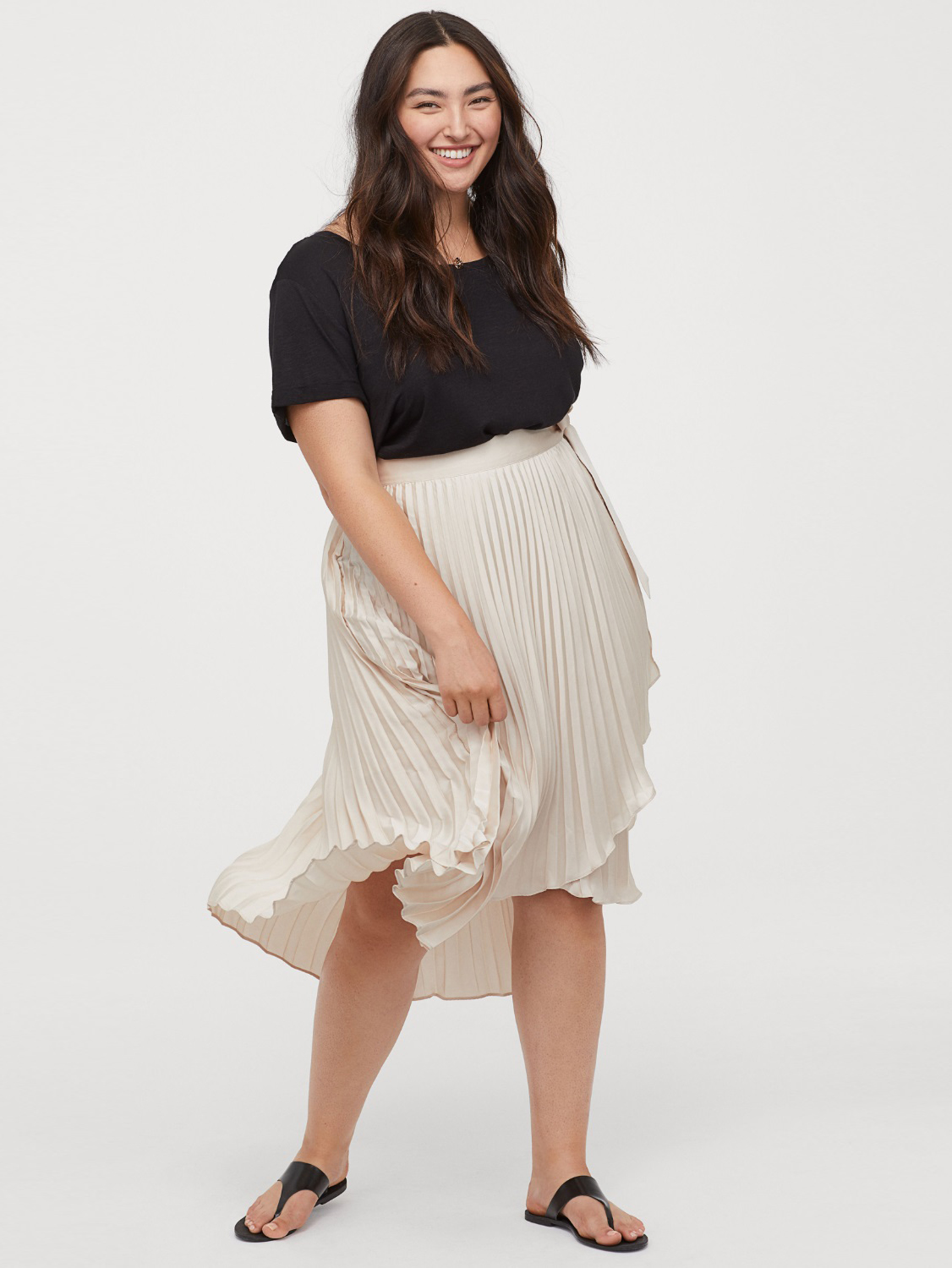 

Юбка H&M 0778836-0 XL Бежевая