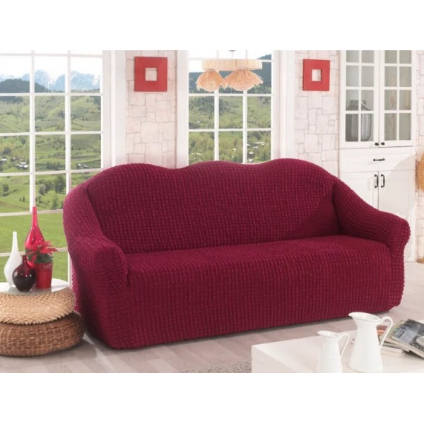

Чехол на диван Home Collection Evibu Турция без юбки Бордовый (NT-80112)