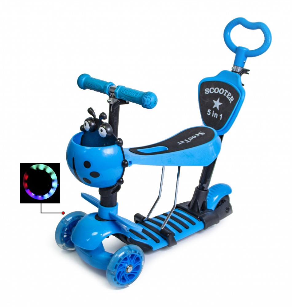 

Самокаты Scooter "Божья коровка" 5in1 Blue