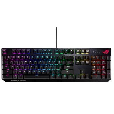 

Клавиатура ASUS ROG Strix Scope USB Cherry MX Red Silent RGB Red Ru (90MP0185-B0RA00)