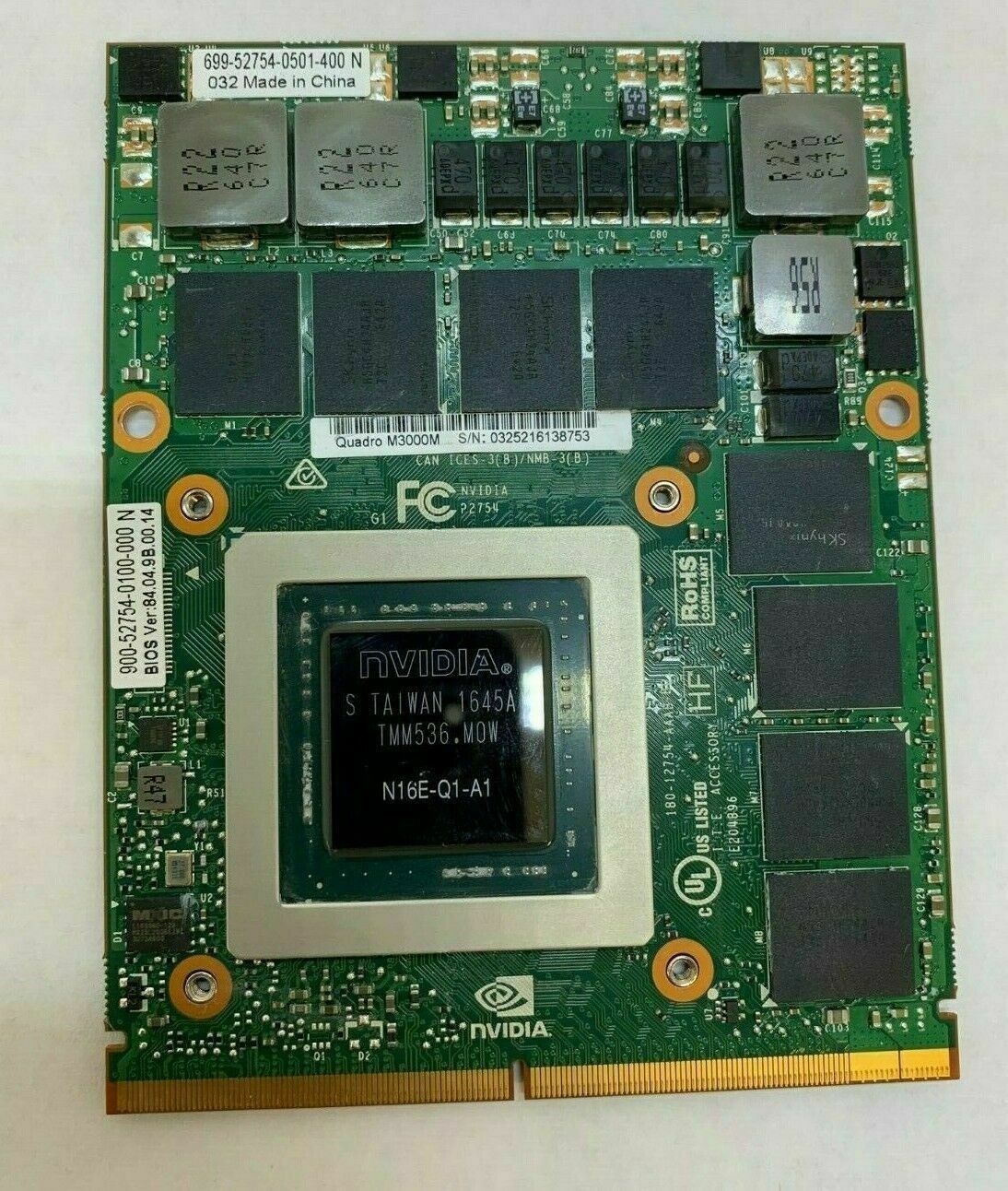 

NVIDIA Quadro M3000M