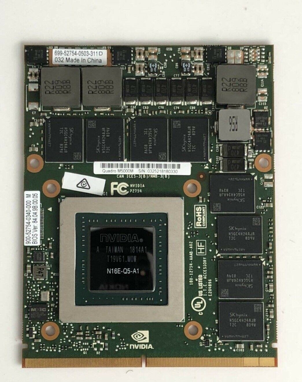 

NVIDIA Quadro M5000M