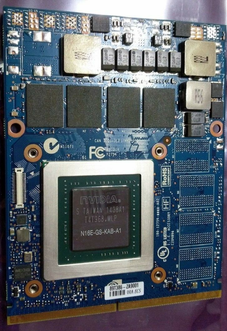 

NVIDIA GeForce GTX 965M MXM 3.0B 4 ГБ GDDR5