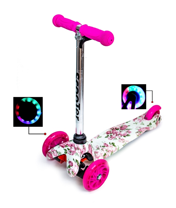 

Самокат детский Micro Mini. Flowers Roses.