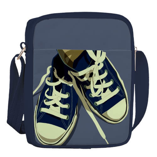 

Сумка для подростков Junior boy Presentville Кеды, темно-синий 16x20 см