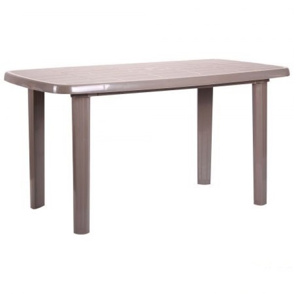 

Стол садовый Sorrento (140 x 80) см пластиковый тауп серо-коричневый AMF