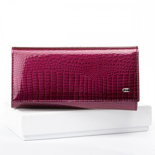 

Женский кошелек из кожи LR SERGIO TORRETTI W501 purple-red