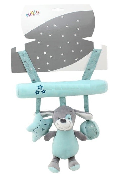 

Підвіска з брязкальцем та звуком Tulilo Песик м'ятний 22 см