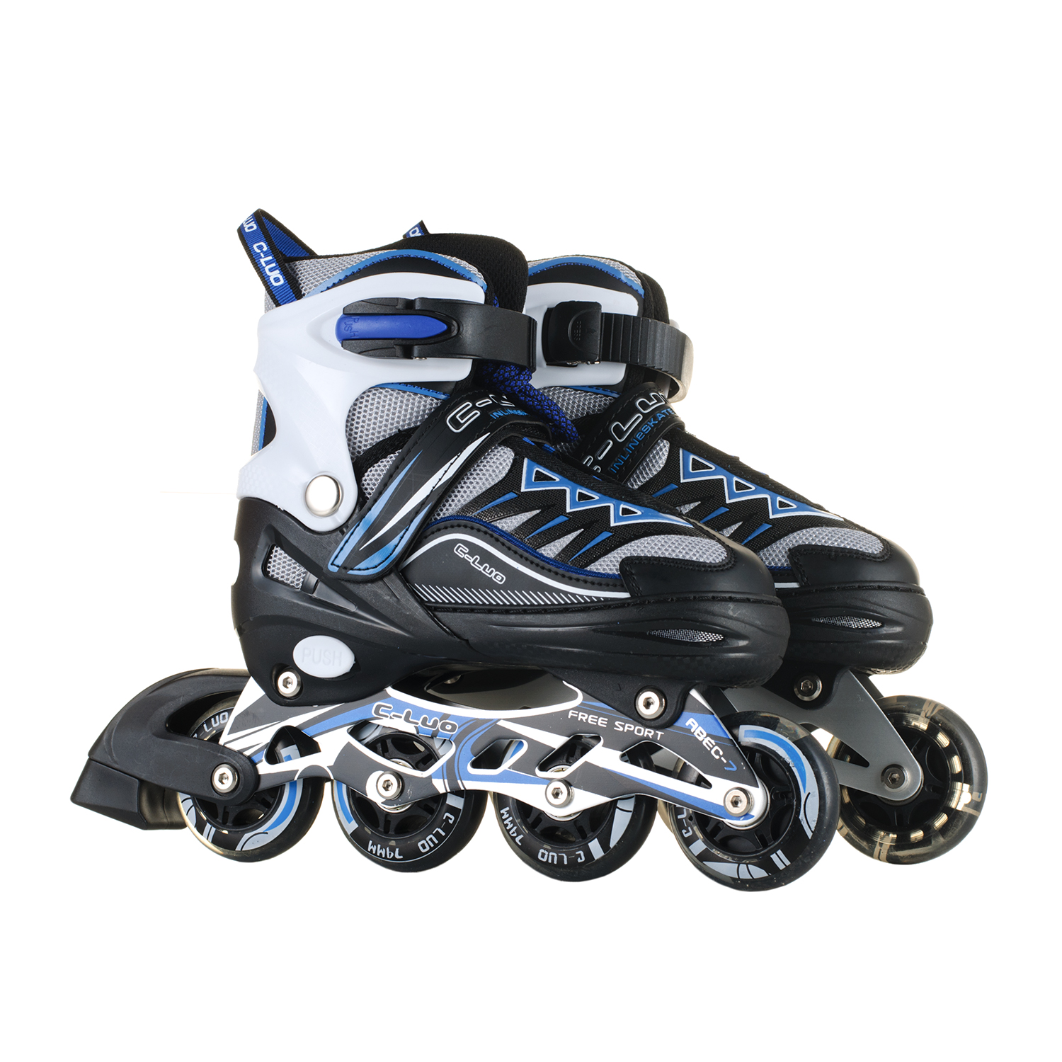 

Роликовые коньки раздвижные 803 L(39-42) Синий