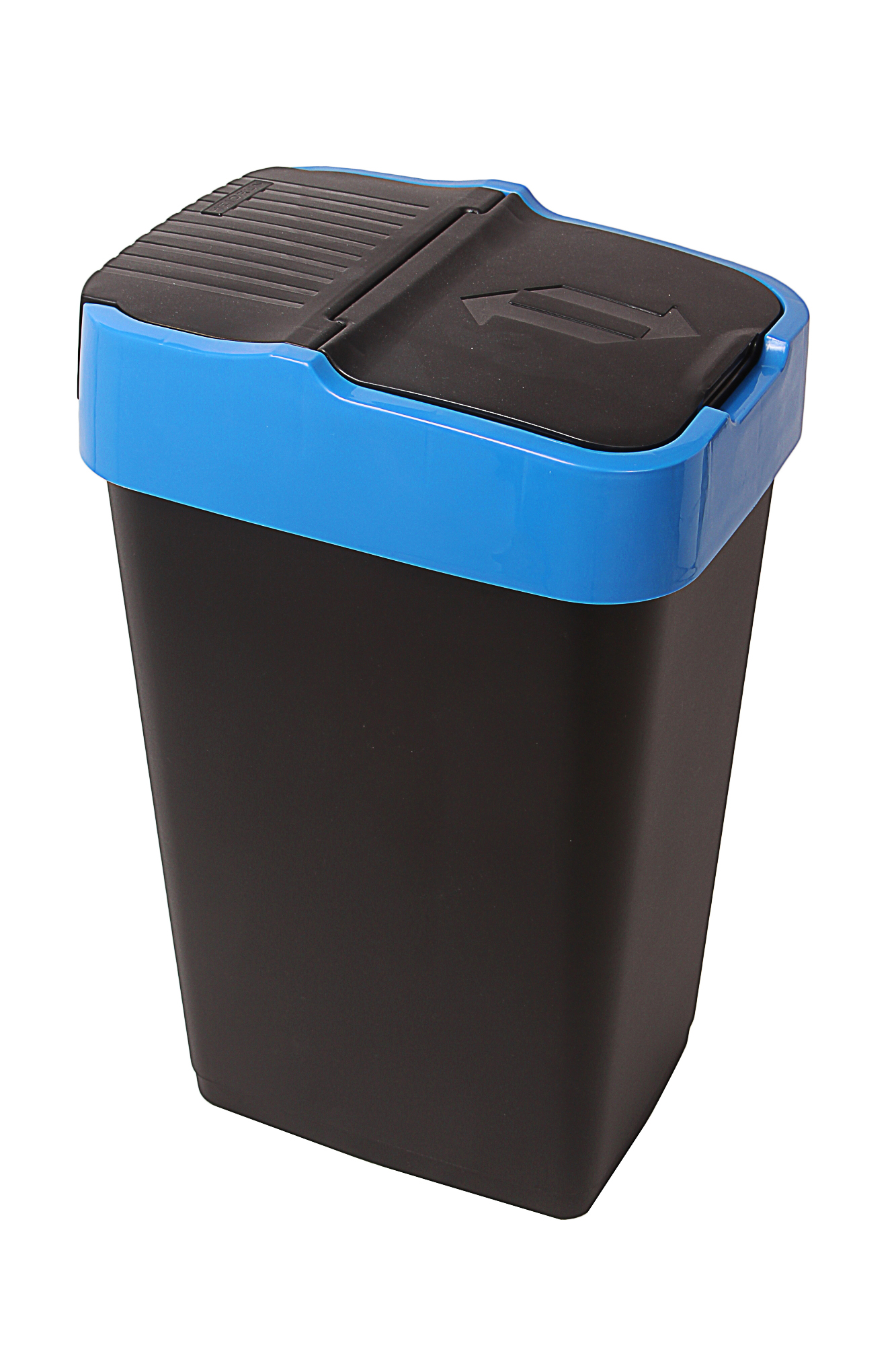 

Ведро для мусора Heidrun RECYCLING 60л, 40*33*67см Синяя крышка (HDR-1345)