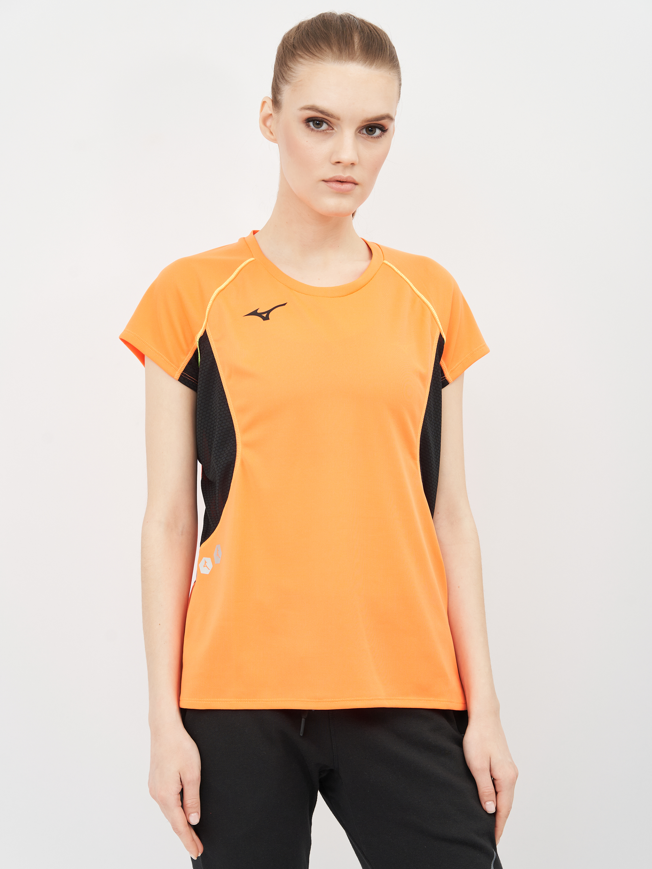 

Футболка Mizuno Wom Premium Tee U2EA720256  Оранжевая, Футболка Mizuno Wom Premium Tee U2EA720256 L Оранжевая