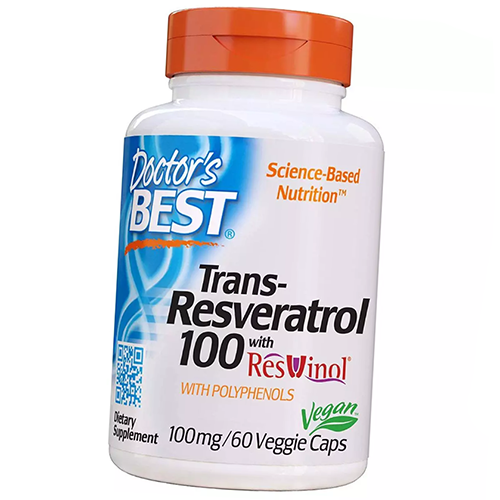 

Антиоксидант Doctor's Best Trans-Resveratrol 100 60вегкапс (70327001)