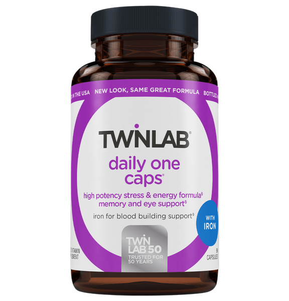 

Мультивитамины с железом Daily One Caps Twinlab 180 капсул (TL004)