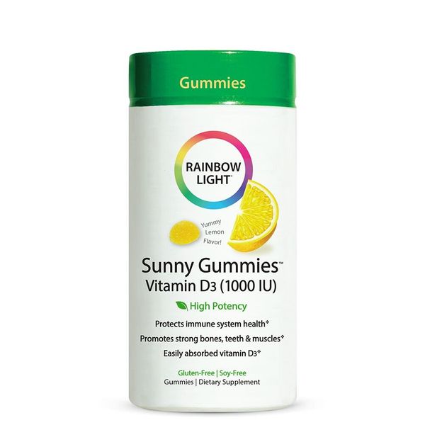 

Витамин D3 Gummies Vitamin D3 Rainbow Light 1000 МЕ лимон 50 жевательных таблеток (RL001)