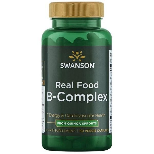 

Комплекс витаминов В Real Food B-Complex Swanson 60 капсул (SW124)