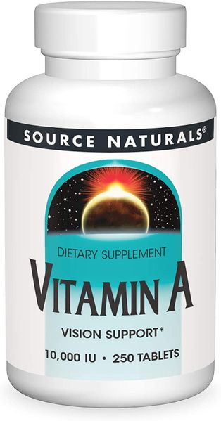 

Витамин А Vitamin A Source Naturals 10000 МЕ 250 таблеток (SNS096)