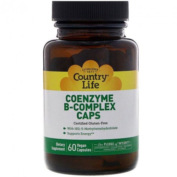 

Коэнзим B-комплекс Coenzyme B-Complex Country Life 60 капсул (COL018)