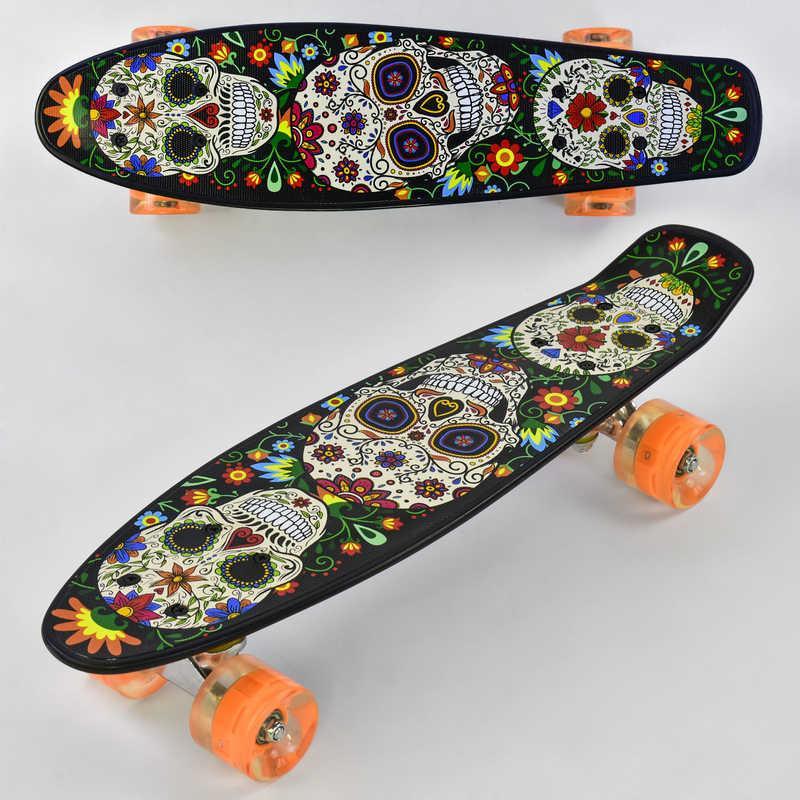 

Скейт Пенни борд Р 15909 Best Board Колеса светятся