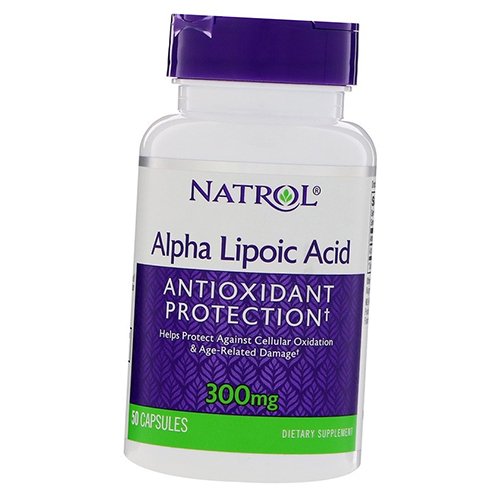 

Антиоксидант Natrol Alpha Lipoic Acid 300 50капс (70358001)