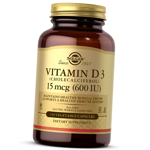 

Витамин Д3, Холекальциферол, Vitamin D3 600, Solgar 120вегкапс (36313071)