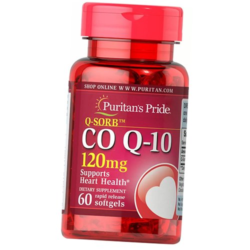 

Коэнзим Q10 для сердца, Co Q-10 120, Puritan's Pride 60гелкапс (70367018)