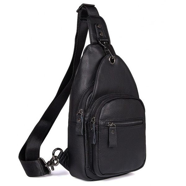 

Мужской кожаный рюкзак TIDING BAG 8509A Черный