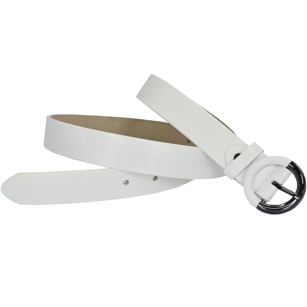 

Ремень женский кожаный Skipper VE-0032-2 белый