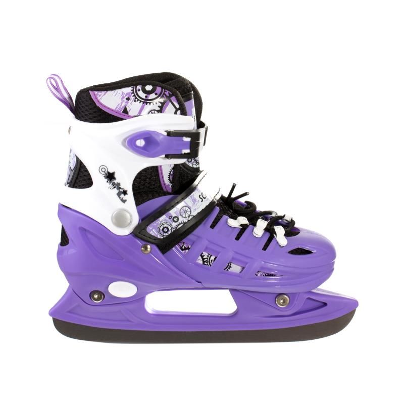 

Коньки раздвижные детские Scale Sports, размер 32,5-35,5, Violet