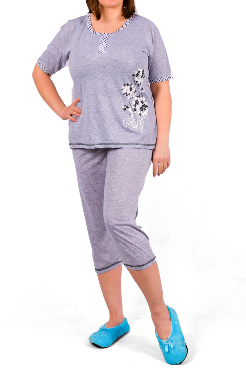 

Комплект Футболка на пуговицах + штаны Collection V123-1. Размер: 4XL 52-54
