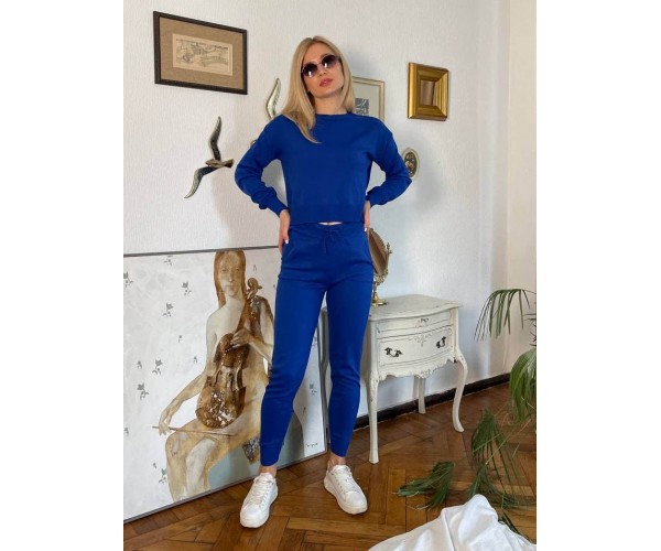

Костюм лёгкий весенний вязаный Karon MB электрик, one size КО16340