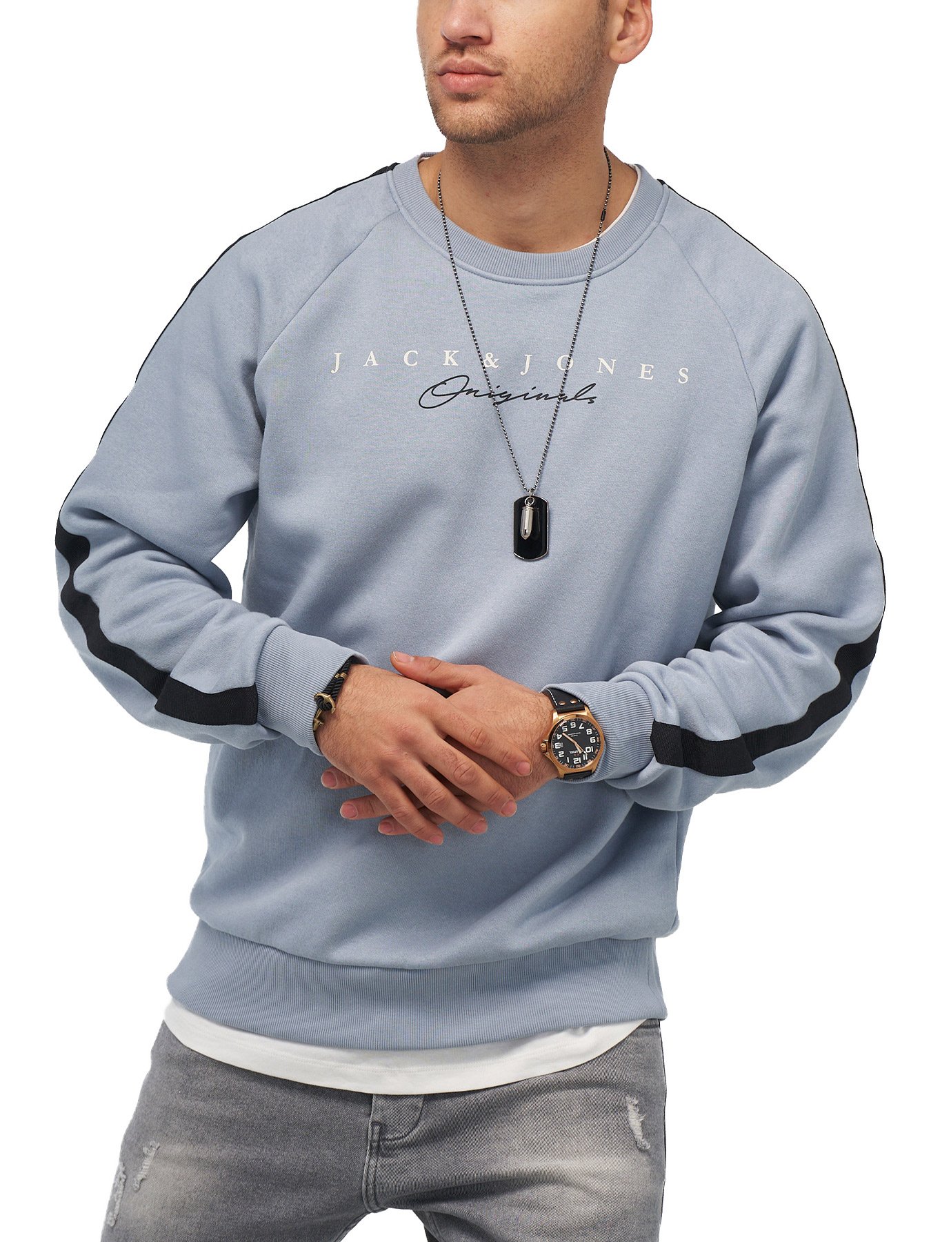 

Свитшот Jack & Jones Ashley Blue XXL голубой