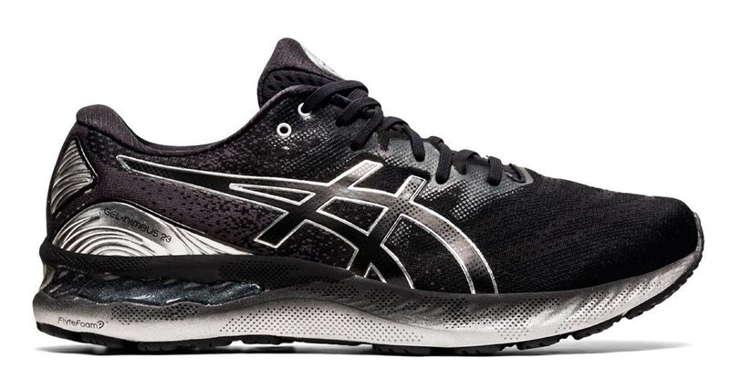 

Мужские кроссовки для бега Asics GEL-NIMBUS 23 PLATINUM 1011B156-001 BLACK/PURE SILVER 2021 44,5 (EU), 28,25 (CM), 10,5 (US)