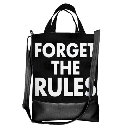 

Сумка городская City Presentville Forget the rules 34х40х11 см