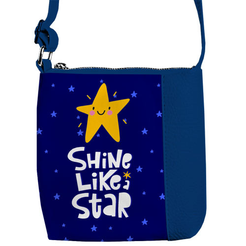 

Сумка детская Little prince/princess Presentville Shine like a star blue 18x18 см