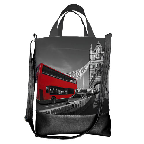 

Сумка городская City Presentville Красный автобус 34х40х11 см