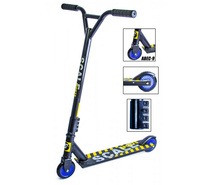 

Трюковый самокат Scale Sports (США) Tornado Black легкий из алюминиевого сплава