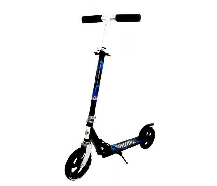 

Двухколесный самокат Складной Scooter 460 Black с мягкими полиуретановыми колесами и регулировкой руля на 3 положения