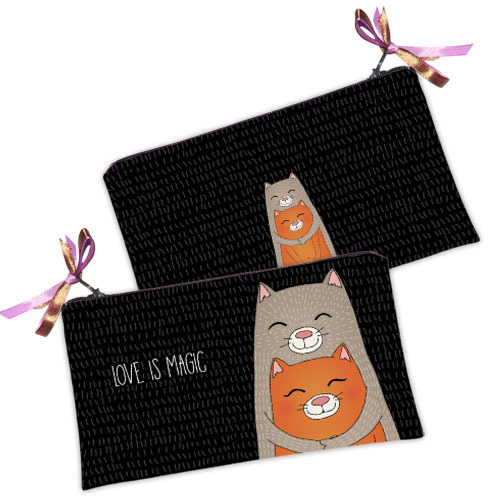 

Косметичка женская Presentville Love is magic 20x12 см
