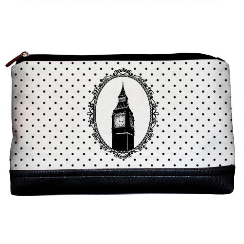 

Косметичка дорожная Lovely Presentville Биг-Бен на белом фоне 26x15x8 см