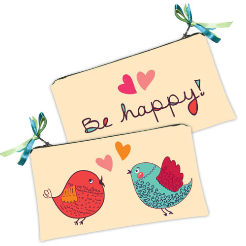 

Косметичка женская Presentville Be happy! 20x12 см